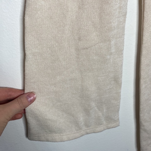 Go Couture criss cross v neck bell sleeve tunic in beige size S - Picture 6 of 11